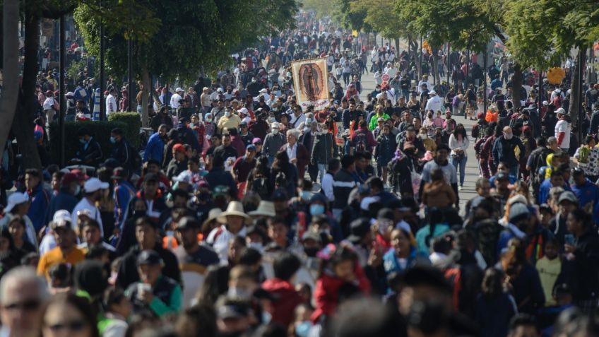 Día de la Virgen: suman ya 160 mil peregrinos en la Basílica de Guadalupe