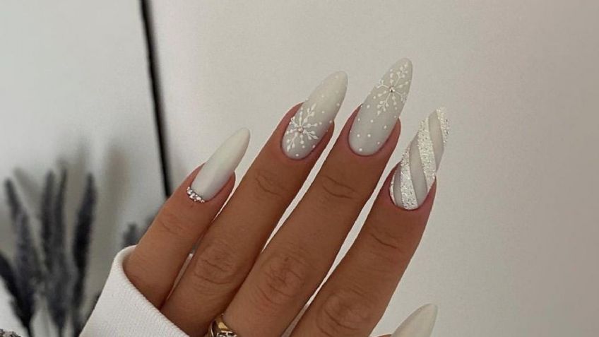 Los diseños de uñas blancas son la tendencia viral y más elegante del invierno