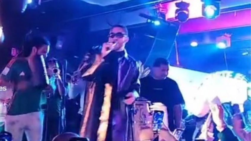 VIDEO | Bad Bunny celebra un año nuevo anticipado desde un antro en CDMX: "Yo quiero despedir el año desde ahora"