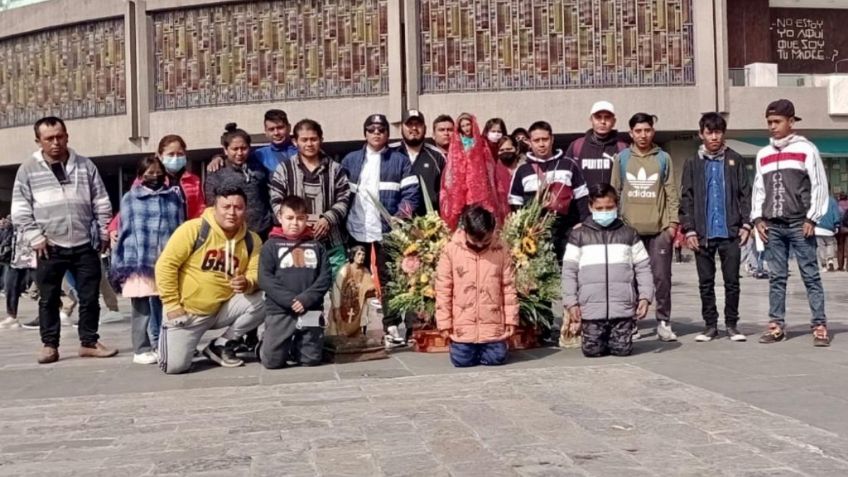 Ciclistas de Veracruz peregrinan a la Basílica de CDMX