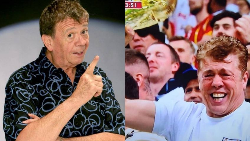 Descubren a gemelo de "Chabelo" durante partido del mundial en Qatar y redes lo celebran, "¿También será inmortal?”