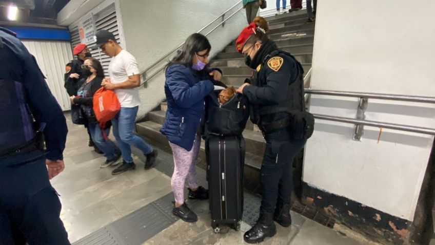 Arranca el operativo “Cero pirotecnia” en las estaciones del Metro