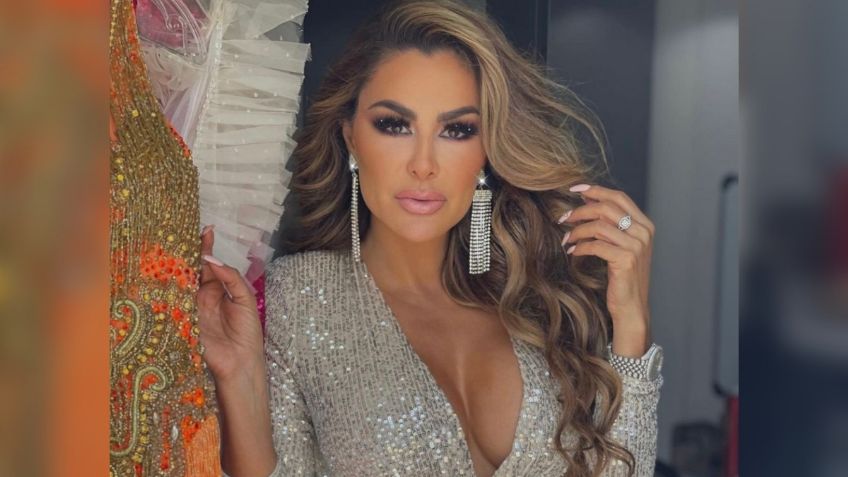 Desde el suelo, Ninel Conde enciende la red con body de transparencias y medias de red