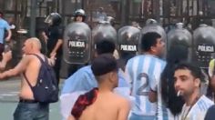 Repudió en Argentina por la represión con gases contra fanáticos que festejaban su pase a la final de Qatar 2022