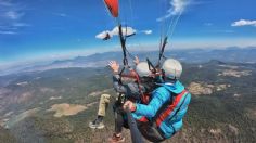 Una mujer coreana se salvó de milagro: cayó del parapente en Valle de Bravo y la encontraron con vida