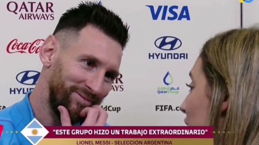 Messi: el conmovedor mensaje de una reportera al futbolista tras conseguir su pase a la final de Qatar 2022