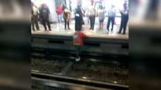 VIDEO: así rescataron a un hombre ebrio que cayó a las vías del Metro Deportivo 18 de marzo