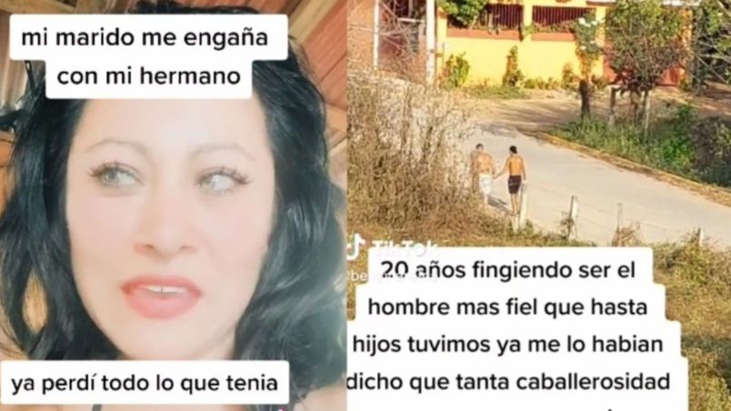 La TikToker declaró que no era la primera vez que su hermano se implicaba con alguna de sus parejas. FOTO: Especial