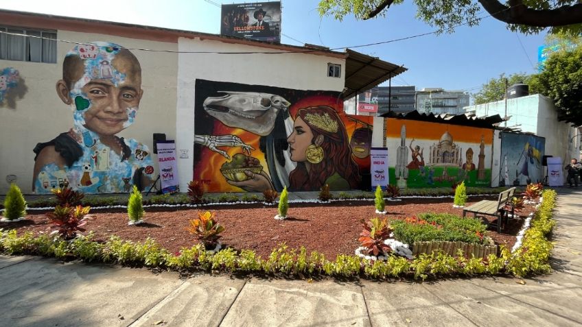 La alcaldía Miguel Hidalgo y embajadas crean el primer “mural internacional de arte urbano”