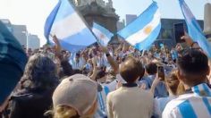 VIDEO: argentinos celebran tricampeonato en el Ángel de la Independencia