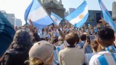 VIDEO: argentinos celebran tricampeonato en el Ángel de la Independencia