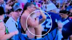 VIDEO: Bella aficionada de Argentina iría a la cárcel por atrevido topless en final de Qatar