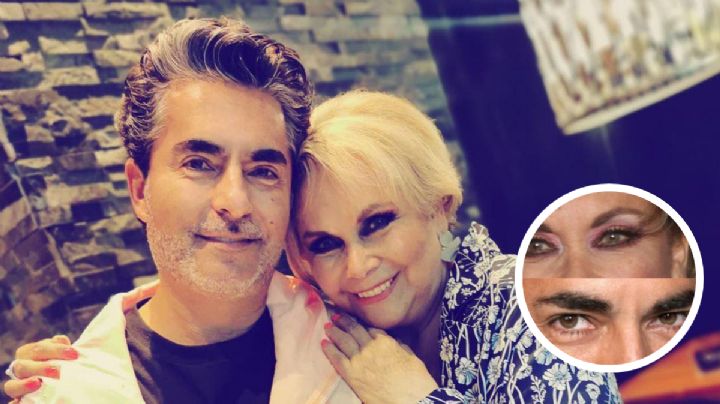 Raúl Araiza y las fotos que comprueba que heredó los hermosos ojos de su mamá Norma Herrera