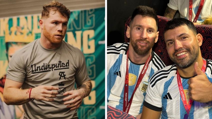 Canelo Álvarez y el “Kun” Agüero se reconcilian tras pleito en redes sociales: “Lo pasado pisado”