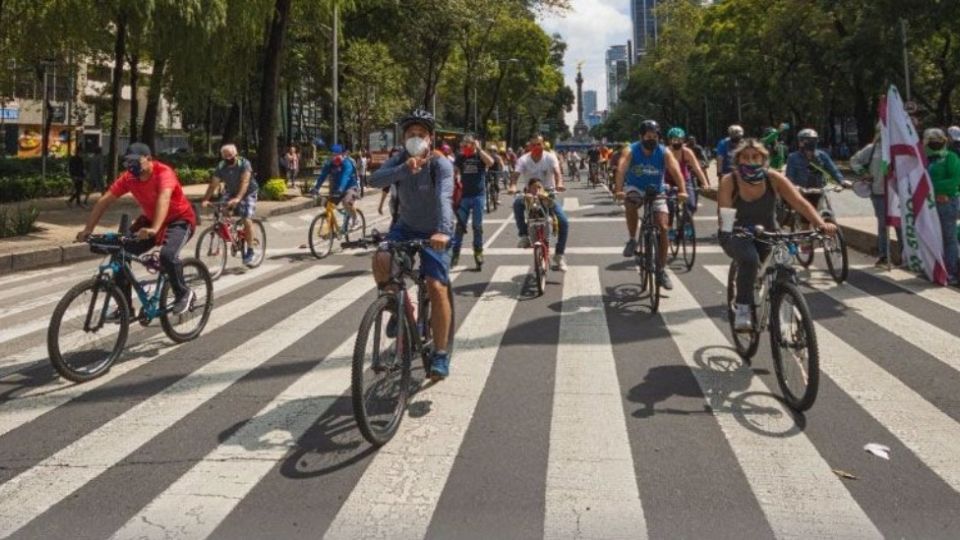 El Paseo Dominical Muévete en Bici se mantiene con éxito en la CDMX