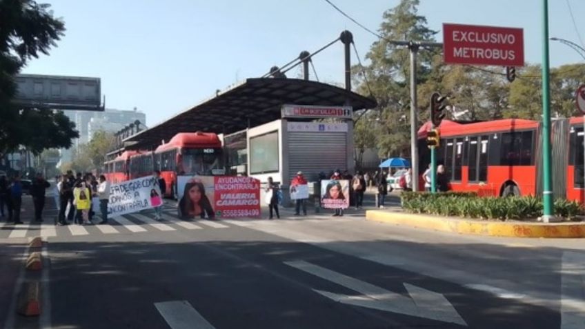 Bloqueo en Insurgentes Sur: Valeria Camargo desapareció en Álvaro Obregón y su familia la busca