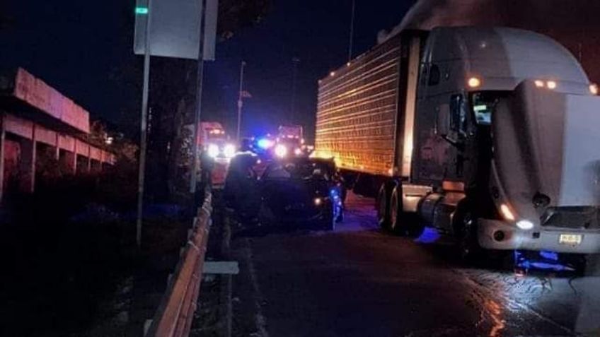 En la carretera México-Querétaro choque de tráiler sin frenos deja 1 muerto y 5 lesionados