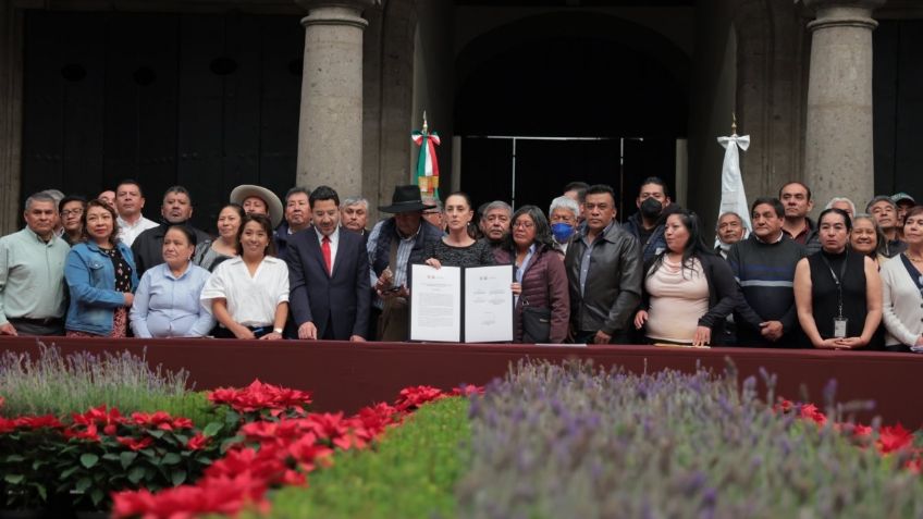 Claudia Sheinbaum firma acuerdo para preservar "Suelo de Conservación"