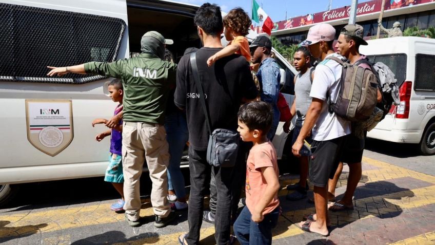 Guardia Nacional asegura a más de 300 migrantes varados en Tapachula