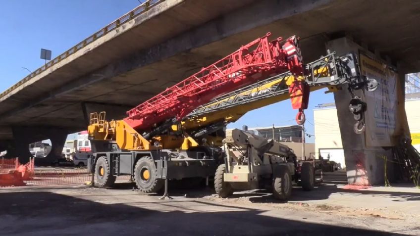 Piden agilizar trabajos en puente de la colonia México tras comienzo de retiro de trabes