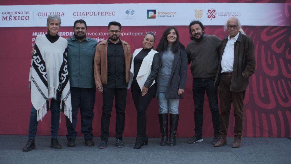 Los ganadores del concurso 'Huella Verde' con los directivos del CCC y Procine