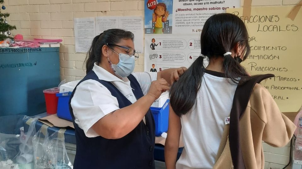 Personal de la Sedesa aplicó la vacuna contra el VPH