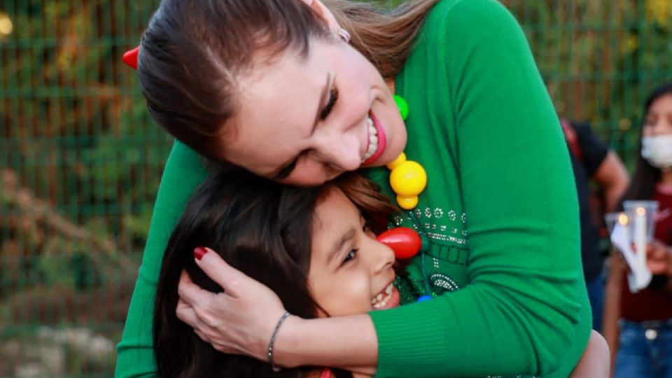 Los niños y las familias convivieron por la temporada