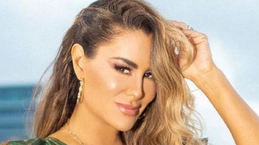 Desde la alberca, Ninel Conde sacudió la red con micro bikini