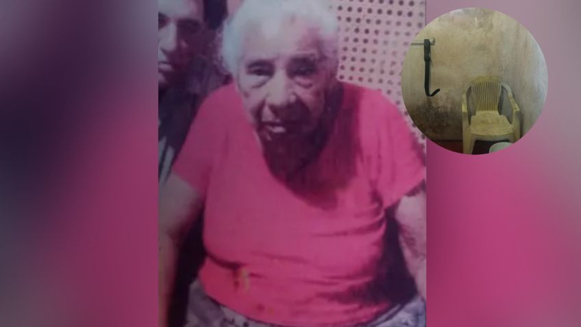 Indignación en Veracruz: María de 93 años era maltratada por su hijo adoptivo y fue encontrada encadenada