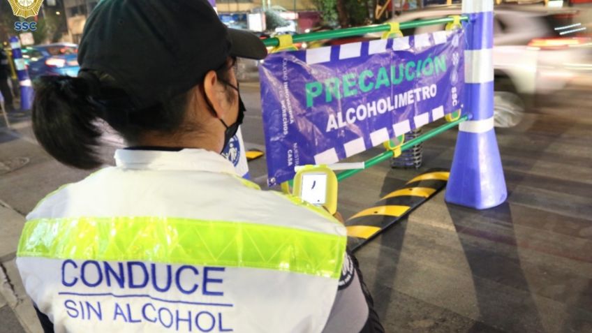 Éxito de Conduce sin Alcohol: disminuye el 15% de infractores en CDMX