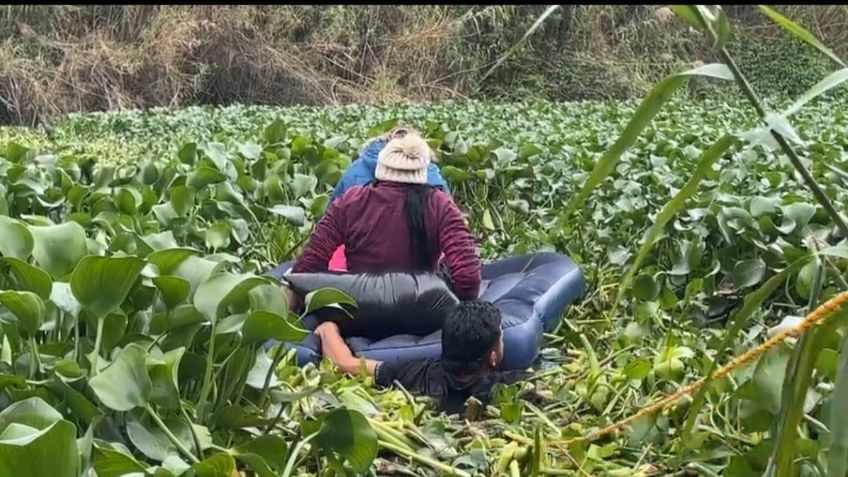 Tamaulipas: migrantes desesperados atraviesan el Río Bravo en inflables