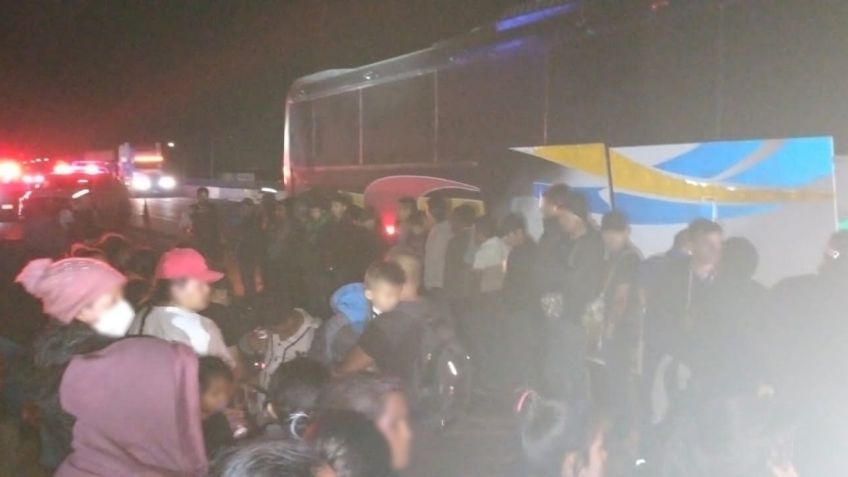 Sinaloa: rescatan a 180 migrantes hacinados en un camión de pasajeros