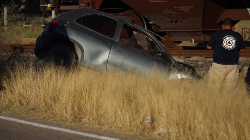 Intenta ganarle el paso al tren, pero sólo consiguió la muerte