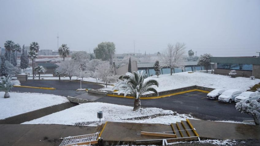 Coahuila: Frente Frío 19 provoca caída de aguanieve y bajas temperaturas