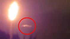 VIDEO | ¿Un ovni? Captan extrañas luces sobrevolando la Refinería de Tula