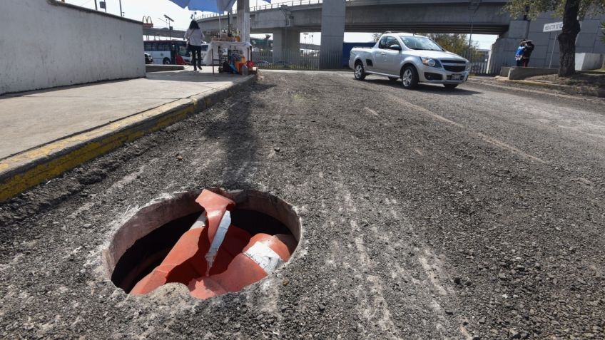 Niña de 5 años cayó a coladera abierta en la colonia Morelos