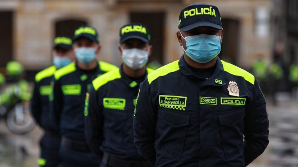 Imagen ilustrativa de policías colombianos.