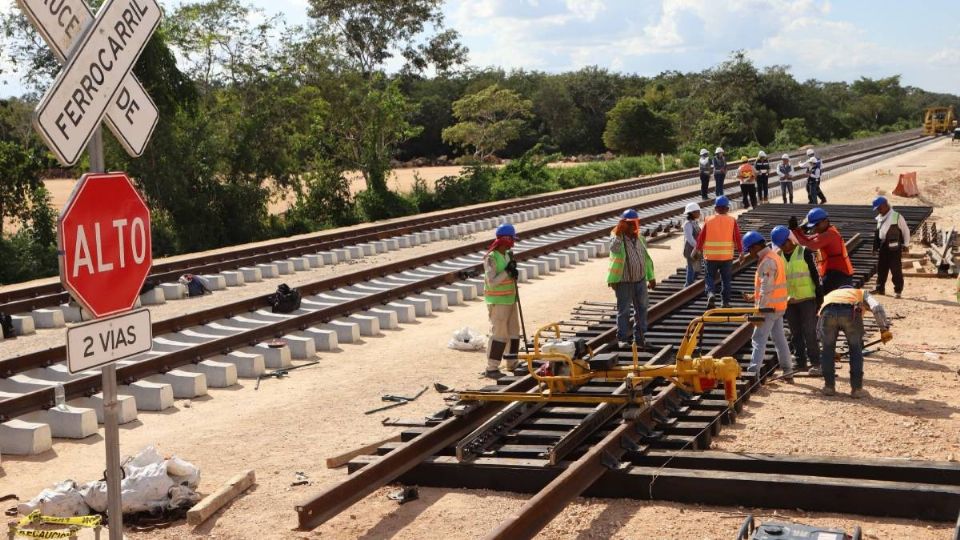 El Tren Maya iniciará pruebas en julio de 2023.