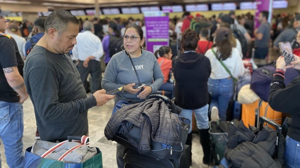 Pasajeros de EU y Canadá se han visto afectados por la cancelación y demora de vuelos desde Cancún, Tijuana y Guadalajara