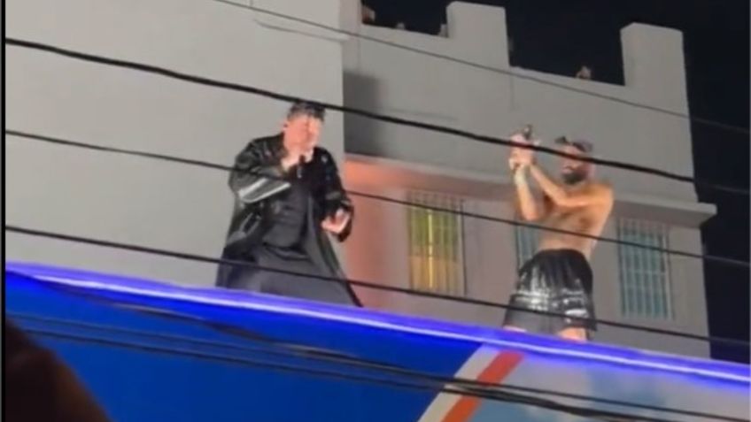 VIDEOS: Bad Bunny y Arcángel improvisan un concierto gratis en Puerto Rico