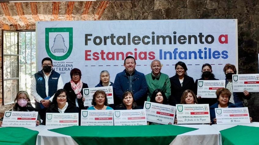 Luis Gerardo Quijano encabeza entrega apoyos económicos a estancias infantiles