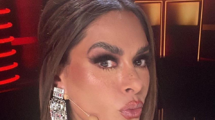 Desde Las Vegas, Galilea Montijo se llevó todas las miradas de espalda ante la cámara