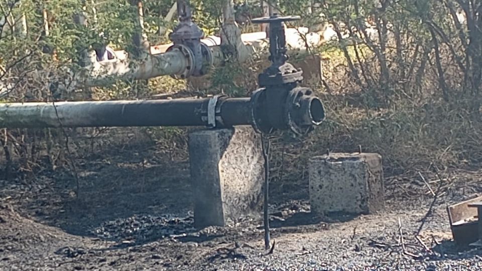 Junto al cuerpo de bomberos, acudió a controlar el siniestro personal de la paraestatal