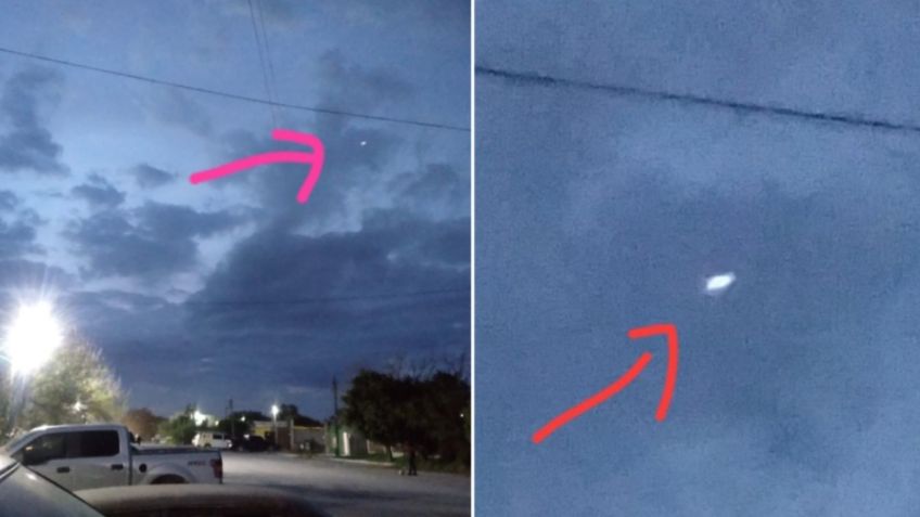 Captan supuesto Ovni en Tamaulipas en pleno día: "Algo ocurre en el cielo de nuestra ciudad"