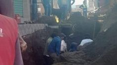 Puebla: trabajadores quedan sepultados tras deslave en obra de Huejotzingo