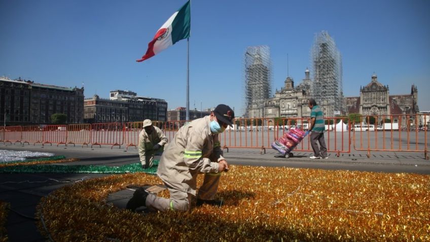 CDMX se prepara para las fiestas decembrinas con un alumbrado decorativo