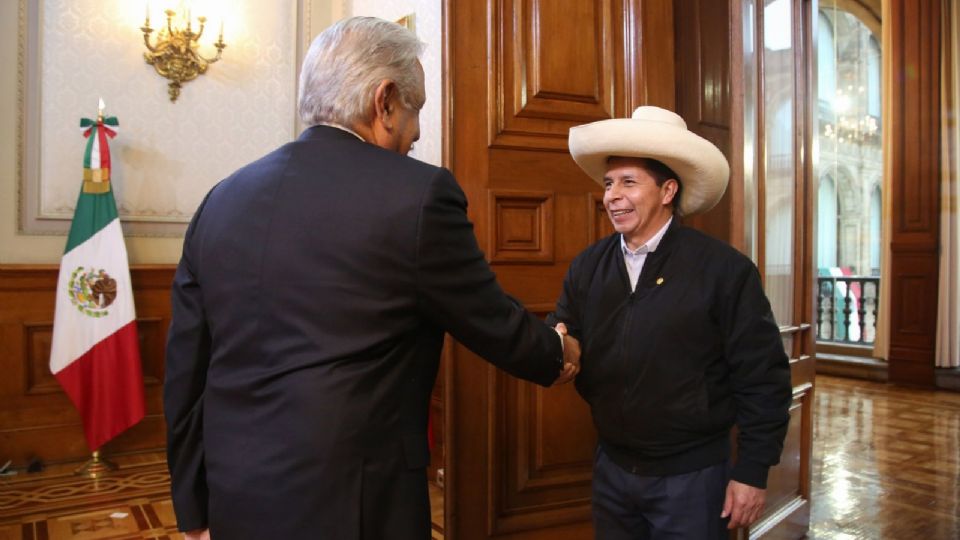 En 2021, Andrés Manuel López Obrador recibió al presidente del Perú, José Pedro Castillo Terrones, con motivo de la reunión de la CELAC