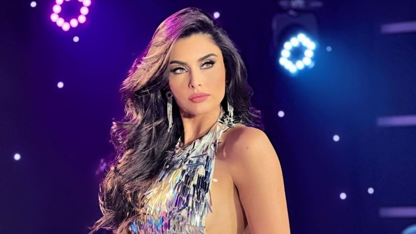 Kristal Silva deslumbra el foro de VLA al modelar vestido con aberturas