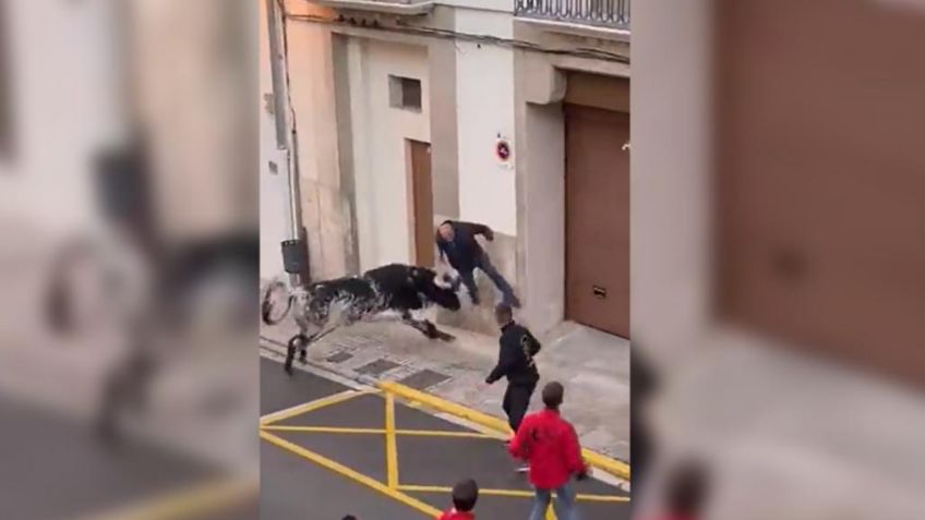 VIDEO: el horroroso ataque de un toro a un abuelito de 82 años