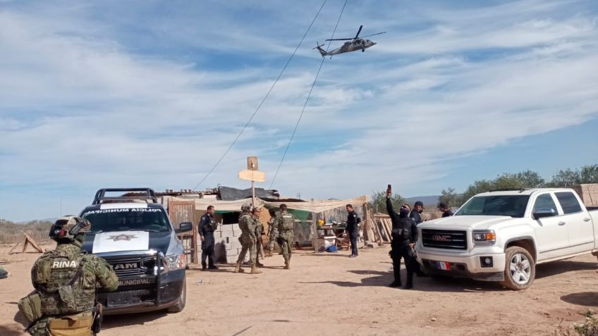 Sonora: detienen a 14 personas tras enfrentamiento entre fuerzas de seguridad y presuntos delincuentes